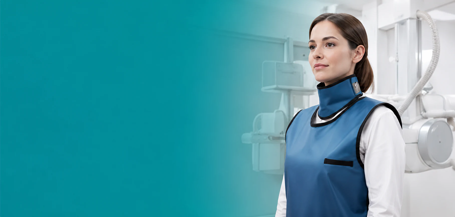 Profesional con protección radiológica