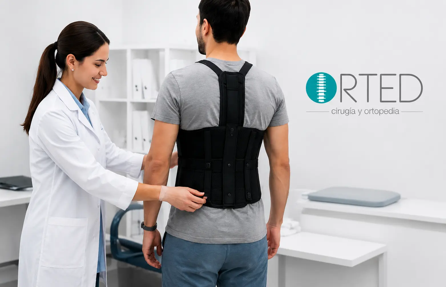 Especialista de ORTED asesorando a un paciente